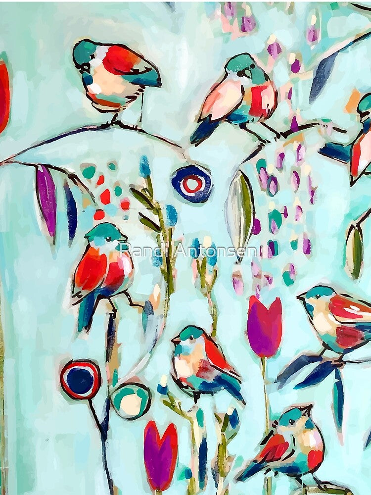 birds blue sky by Randi Antonsen