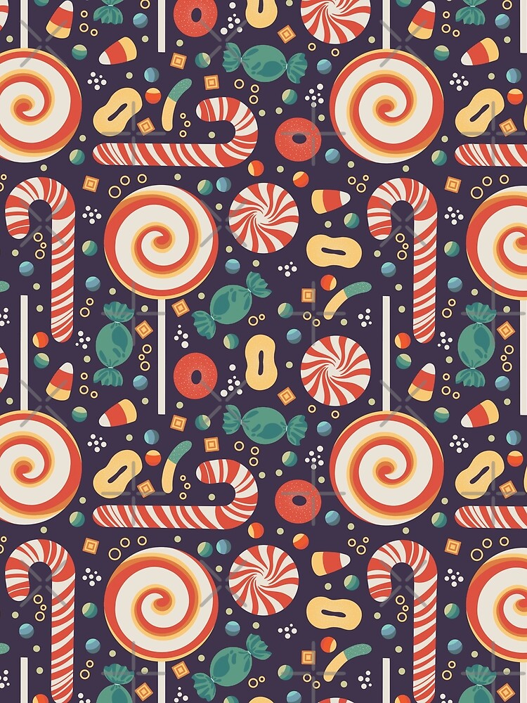 Various Candy Seamless Pattern by Simplulina