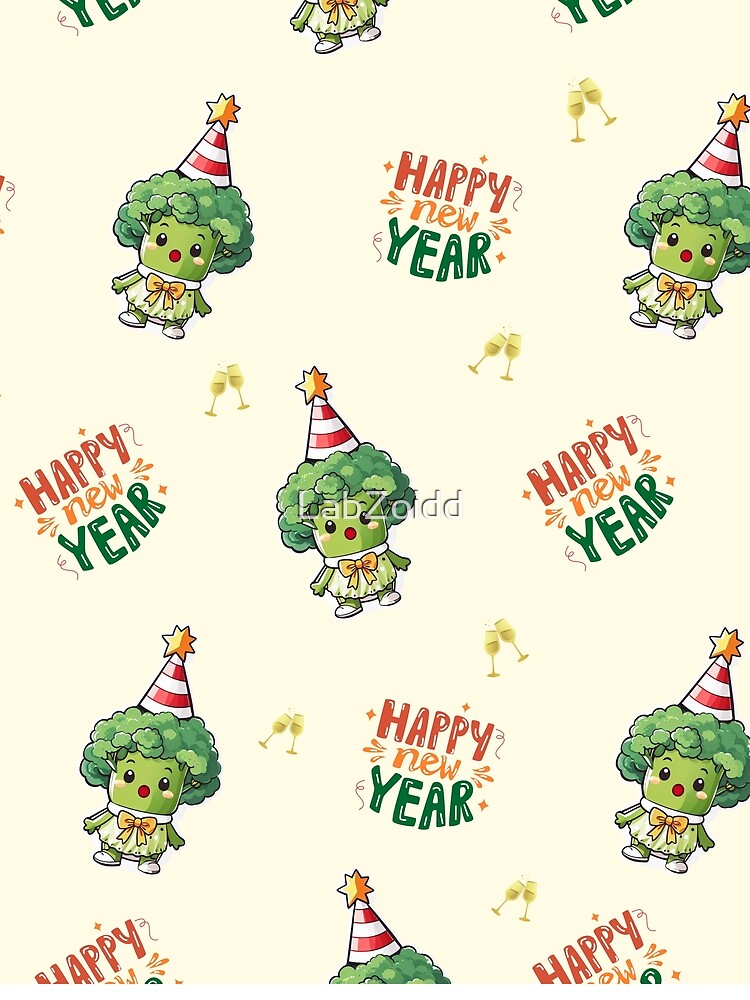 Happy New Year, From Broccoli by LabZoidd