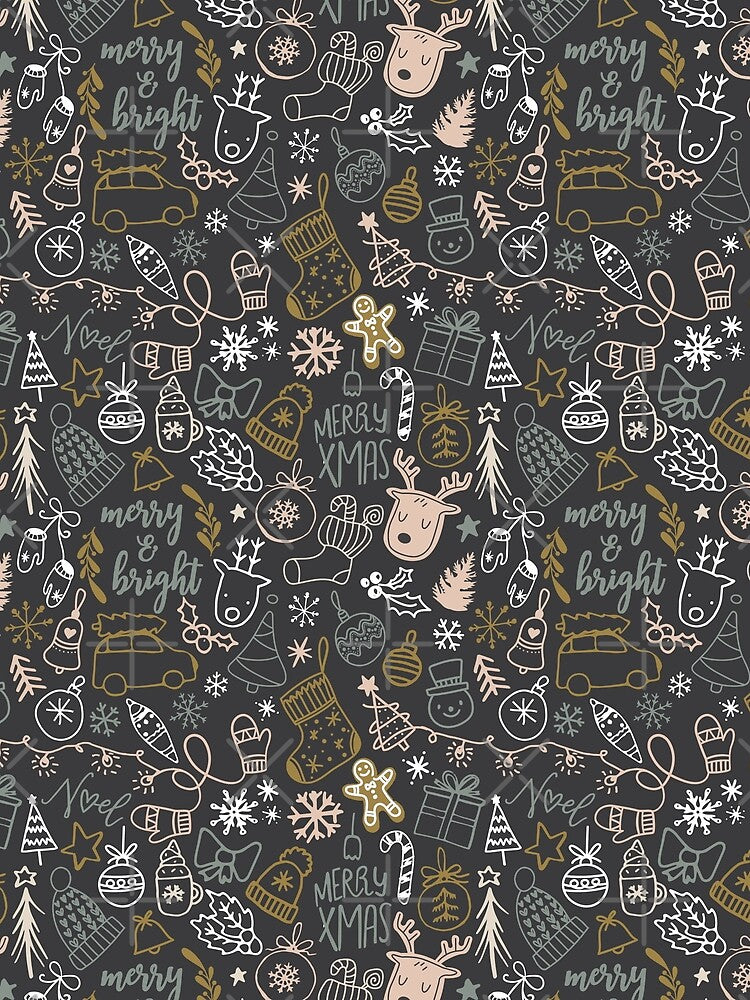 Cozy Christmas pattern by FatBirdie