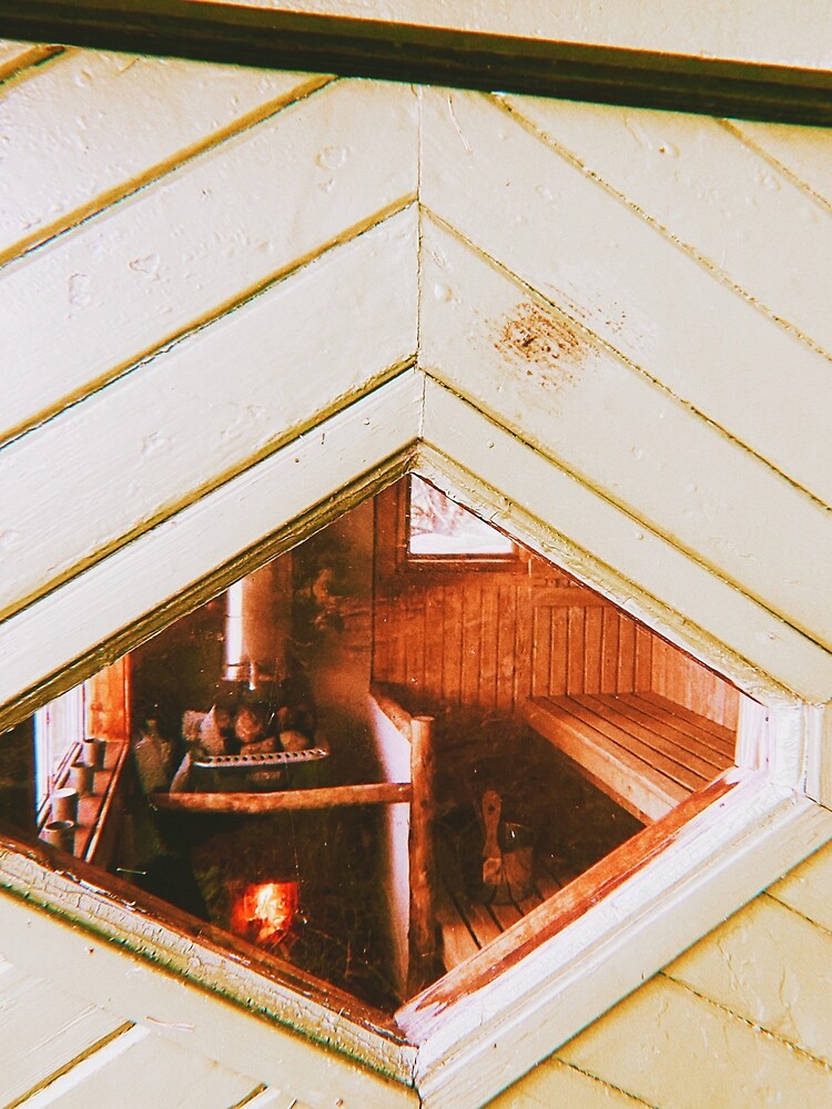 Swedish Wooden Sauna by Emilia Oxelheim