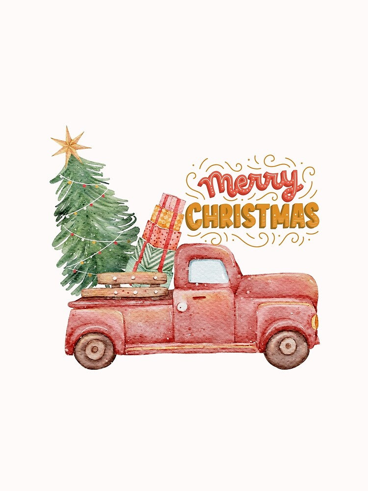 Christmas Truck with Tree and Gifts by muitee