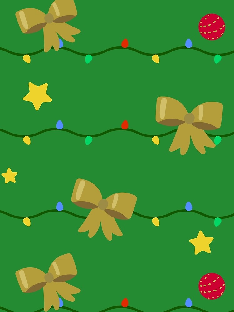 Lights and bows by The Cozy Cauldron