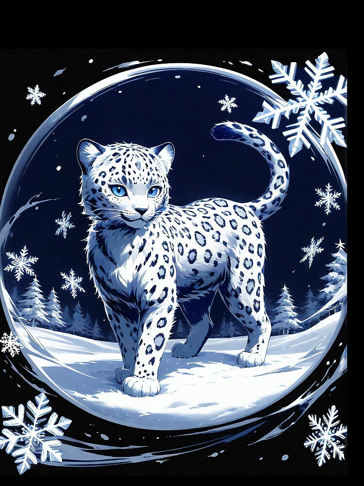 Winter Wonderland Leopard by Zachary Pytlarz