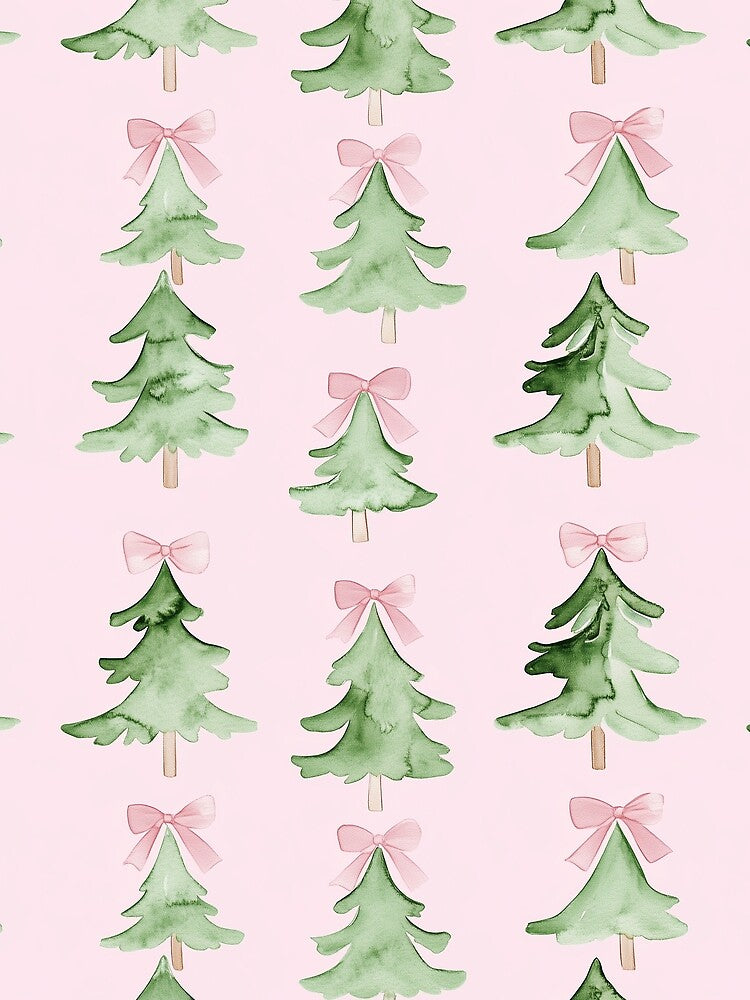 Soft Girly Christmas Pattern by thegirlyshoppe