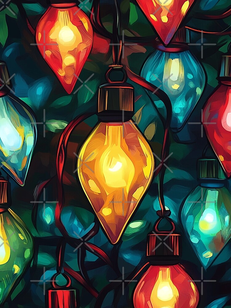 Christmas Lights by PrintsByFrank