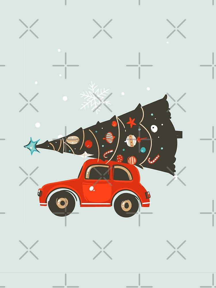 Red Christmas car by DesignsByRisa