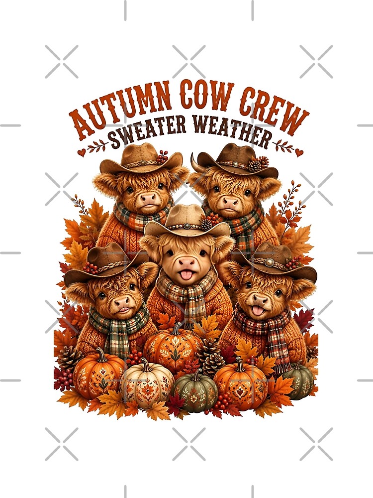 Autumn Cow Crew Sweater Weather by Sovereign Supply Co.