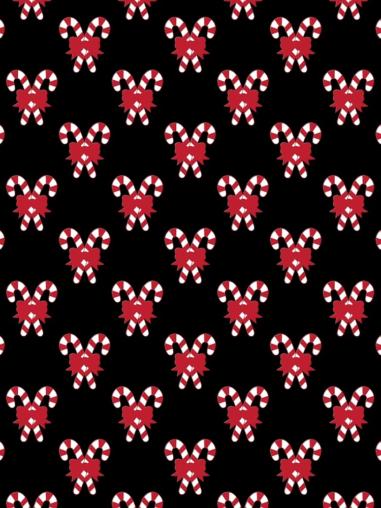 Christmas Candy Cane Pattern Print by ThingsByJoy