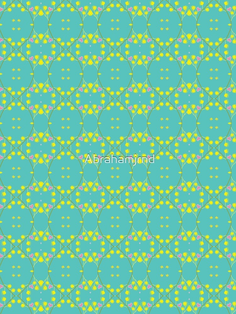 love drawings peaceful seamless colorful repeat pattern by Abrahamjrnd