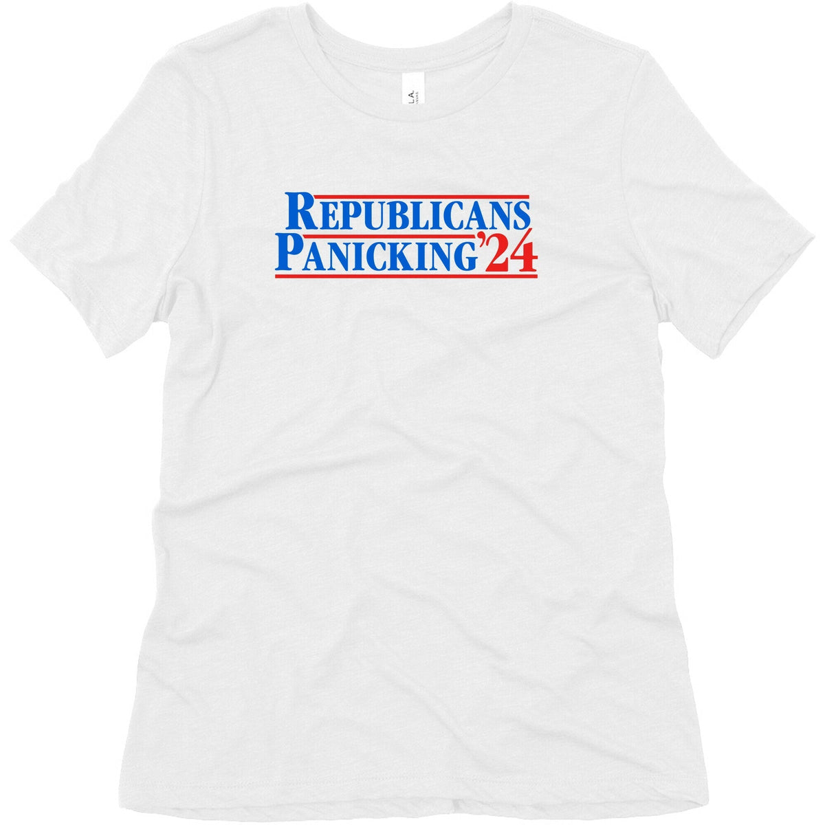 Republicans Panicking 2024 Womens Triblend Tee Unisex