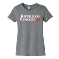 Republicans Panicking 2024 Womens Cotton Tee Unisex