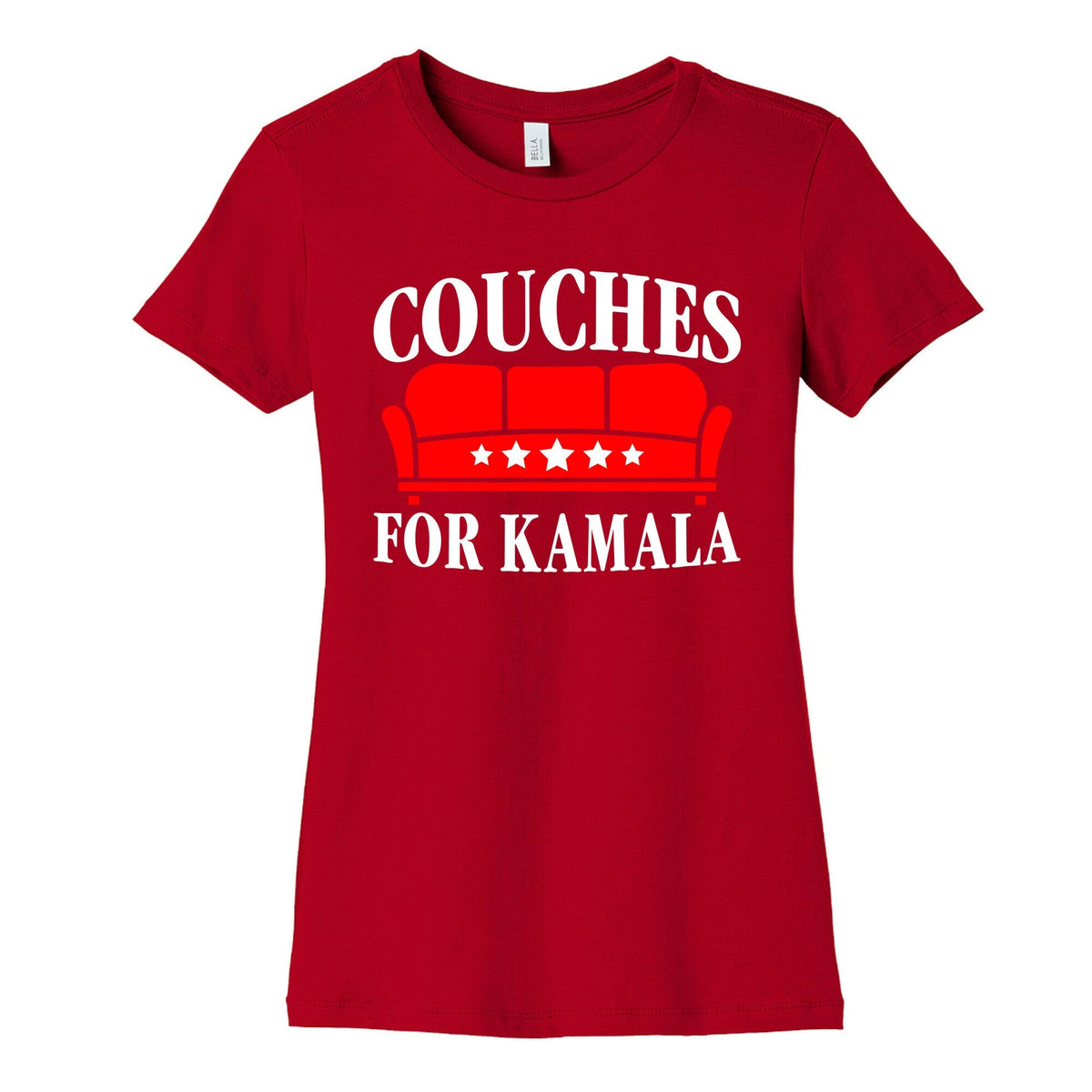 Couches For Kamala Womens Cotton Tee Unisex