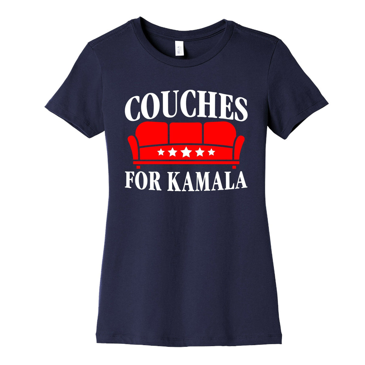 Couches For Kamala Womens Cotton Tee Unisex