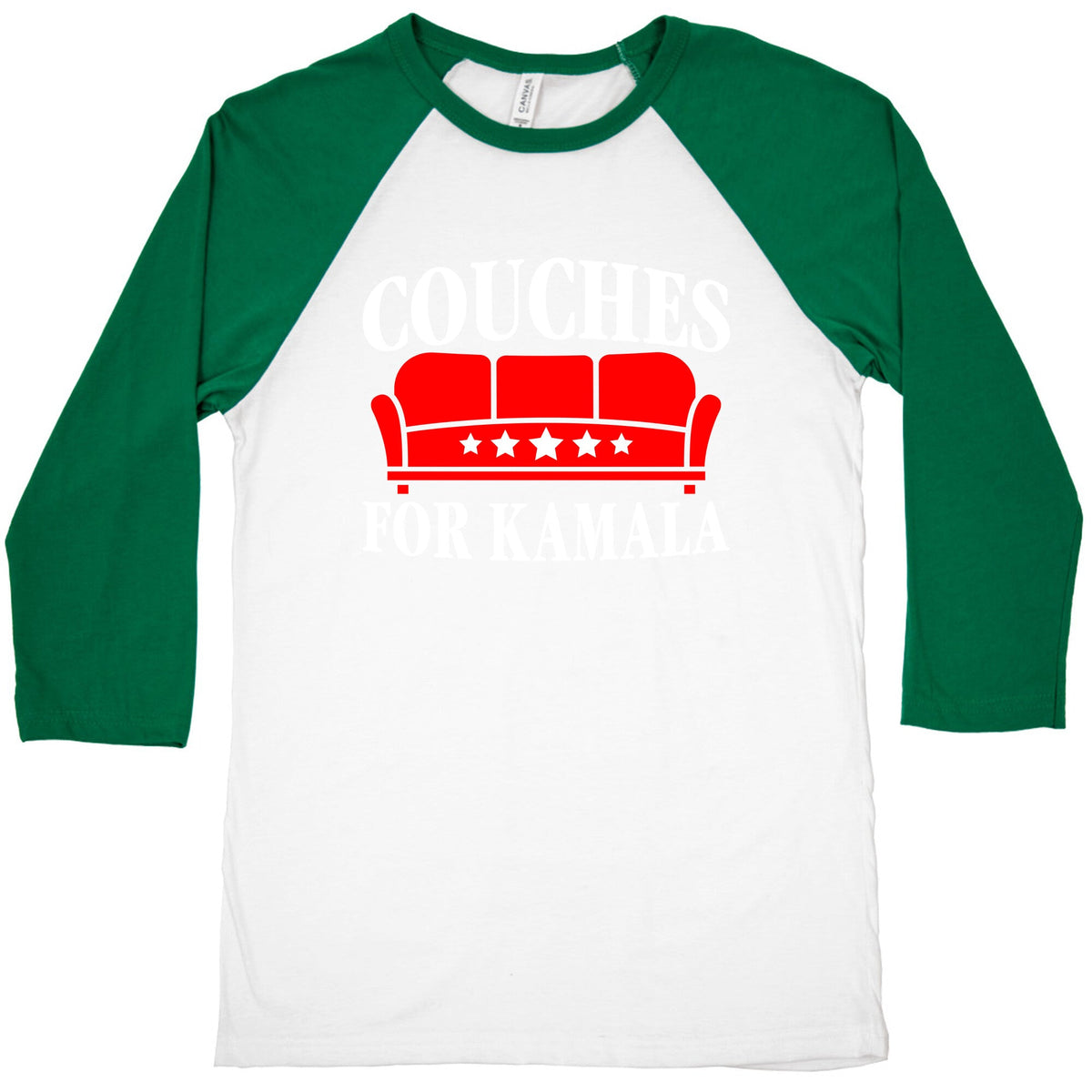 Couches For Kamala Baseball Tee Unisex