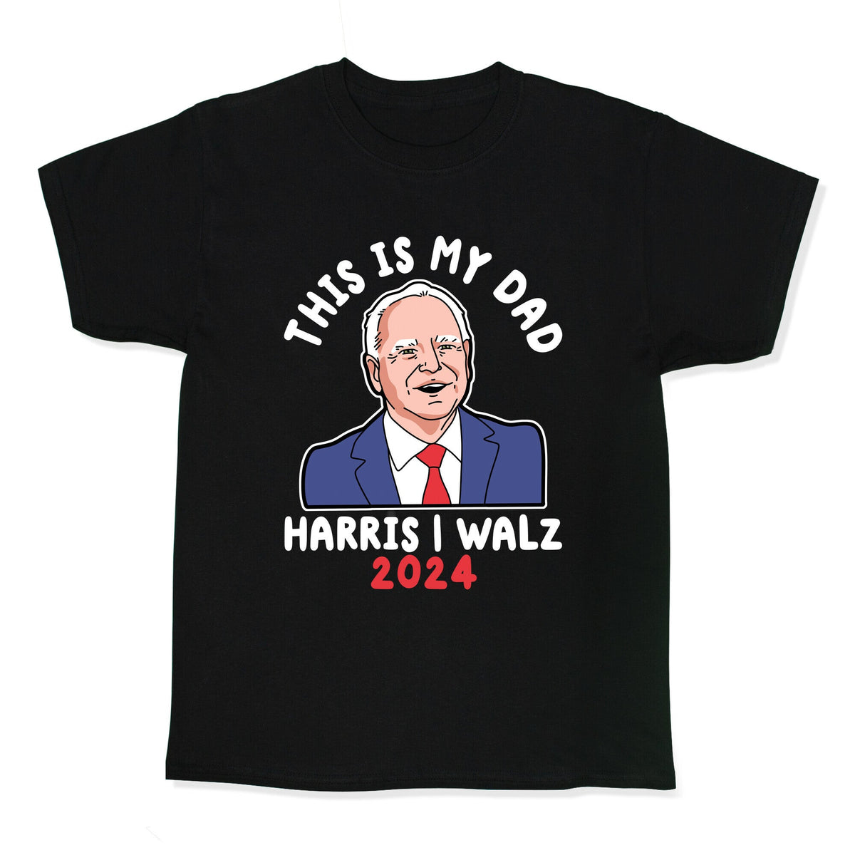 This Is My Dad Tim Walz Kids Tee Unisex