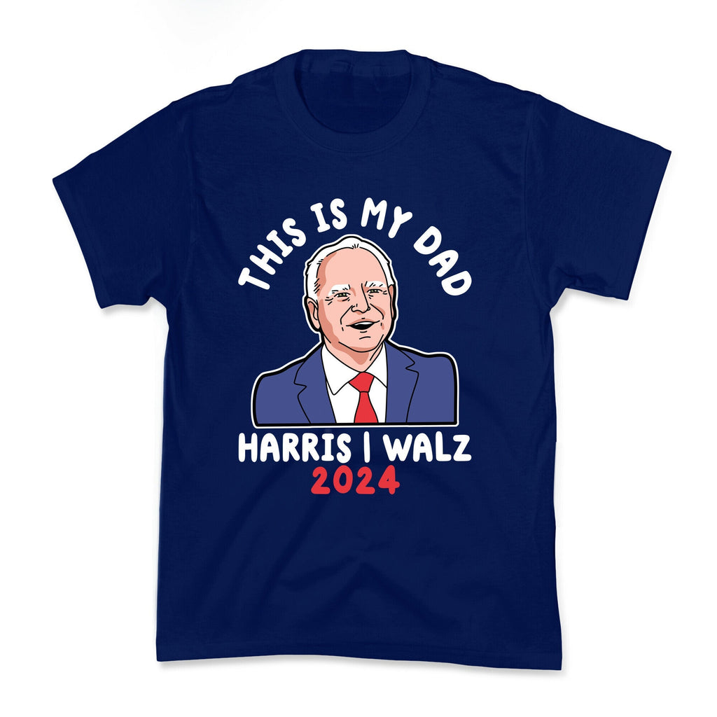 This Is My Dad Tim Walz Kids Tee Unisex