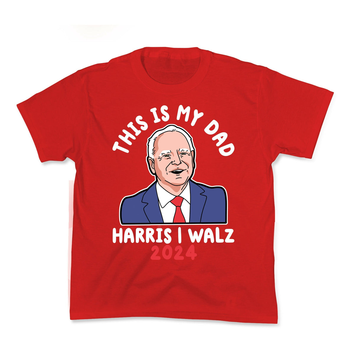 This Is My Dad Tim Walz Kids Tee Unisex