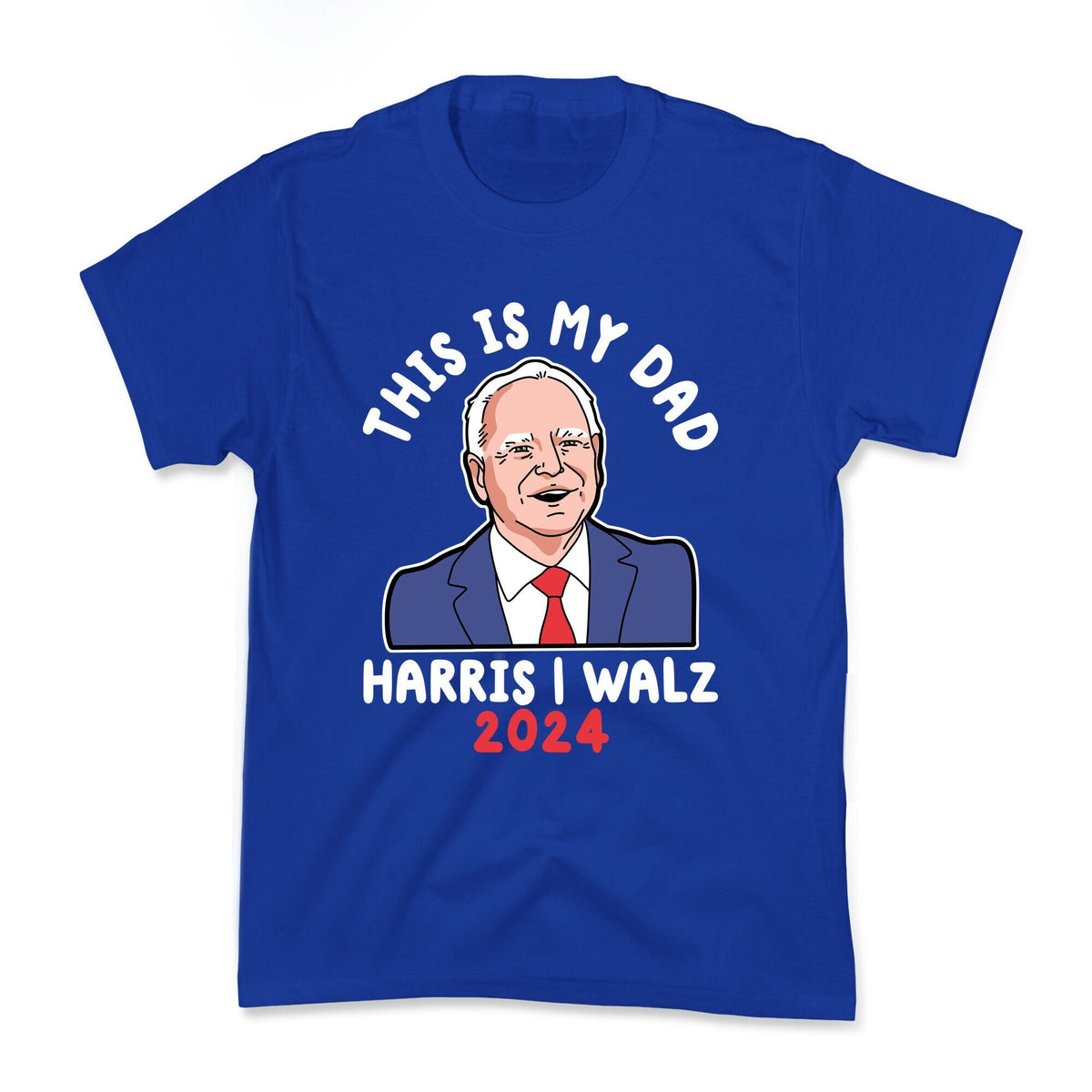 This Is My Dad Tim Walz Kids Tee Unisex