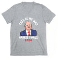 This Is My Dad Tim Walz V-Neck Unisex