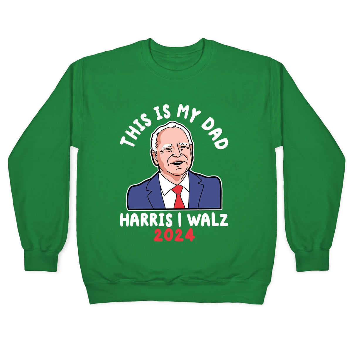 This Is My Dad Tim Walz Crewneck Unisex
