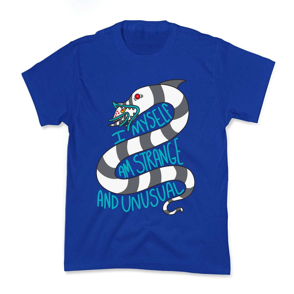 I Myself Am Strange and Unusual Kids Tee Unisex