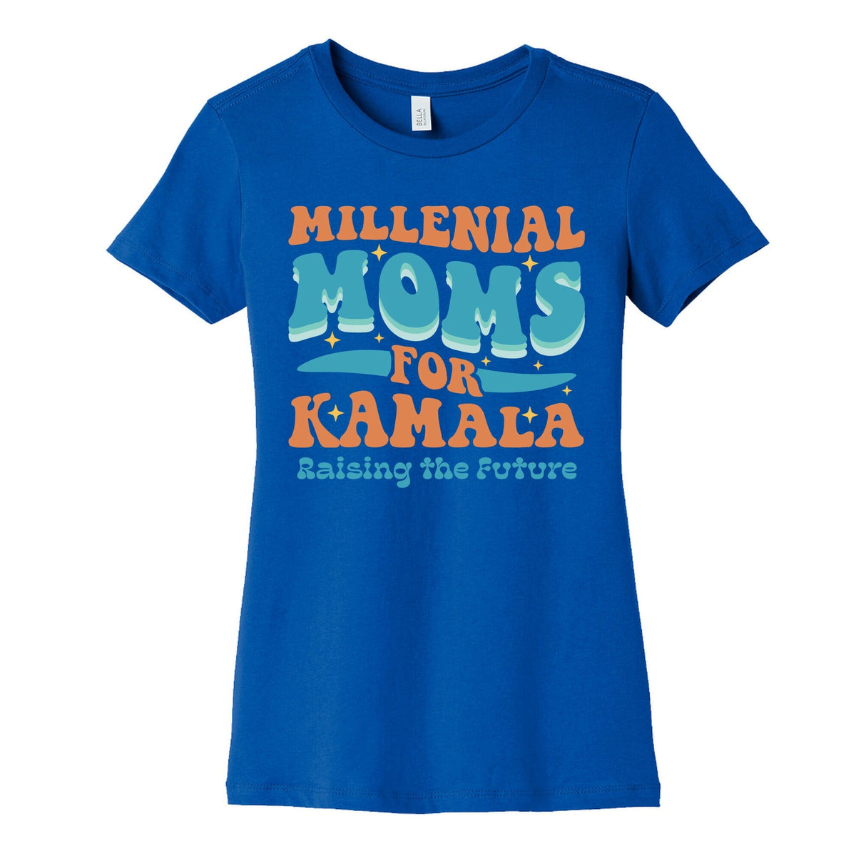 Millennial Moms for Kamala Womens Cotton Tee Unisex