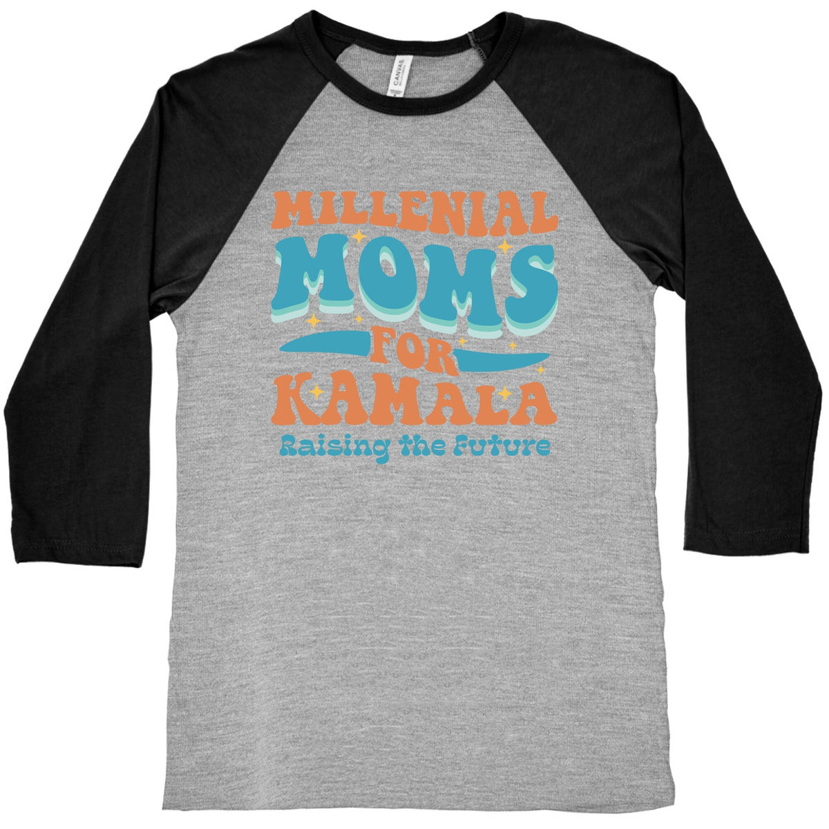 Millennial Moms for Kamala Baseball Tee Unisex
