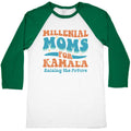 Millennial Moms for Kamala Baseball Tee Unisex
