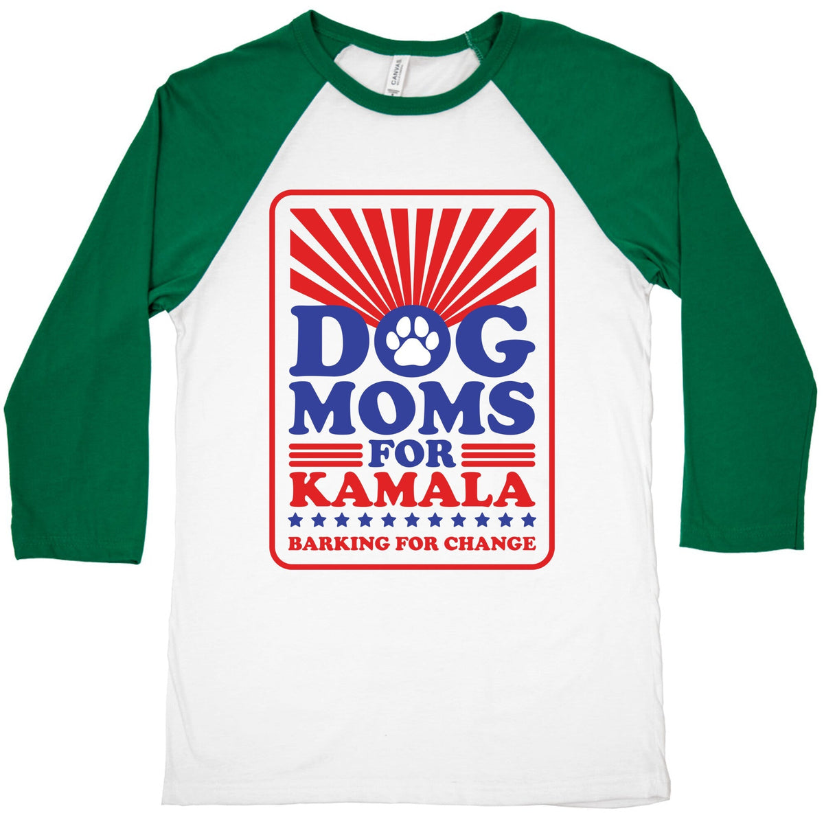Dog Moms for Kamala Baseball Tee Unisex