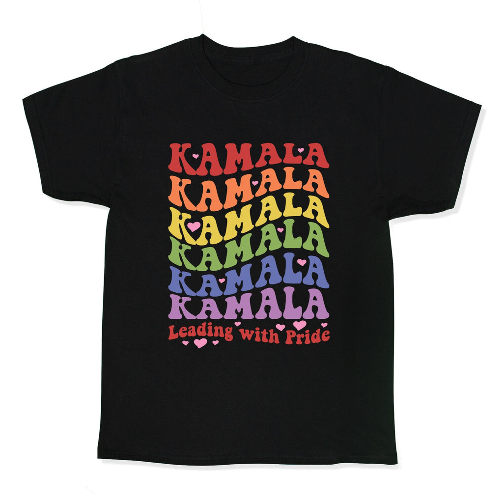 Kamala Leading With Pride Kids Tee Unisex