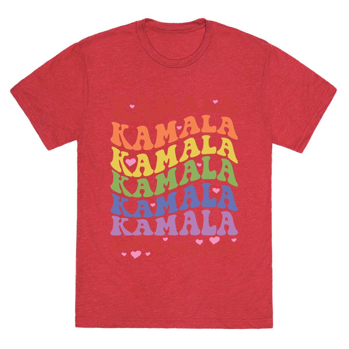 Kamala Leading With Pride Unisex Triblend Tee Unisex