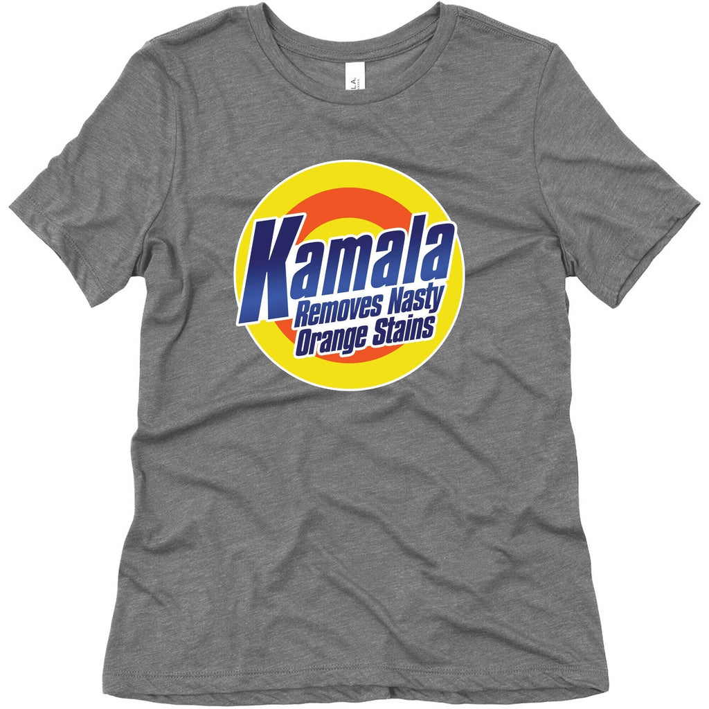 Kamala Removes Nasty Orange Stains Womens Triblend Tee Unisex