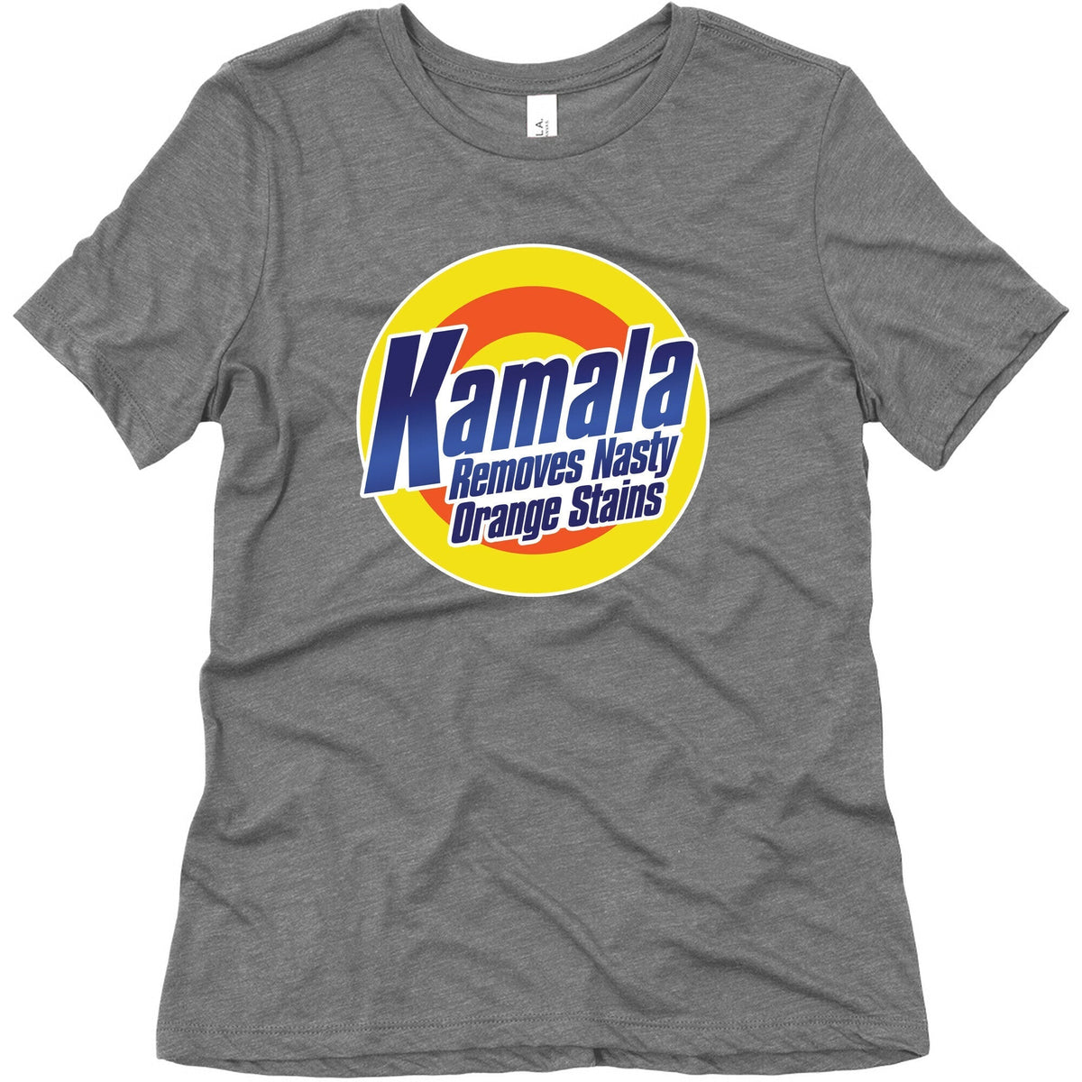 Kamala Removes Nasty Orange Stains Womens Triblend Tee Unisex