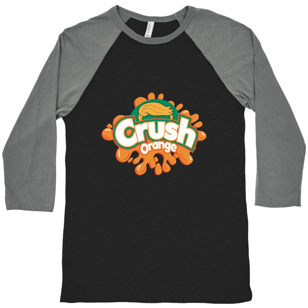 Orange Crush Harris Walz 2024 Baseball Tee Unisex