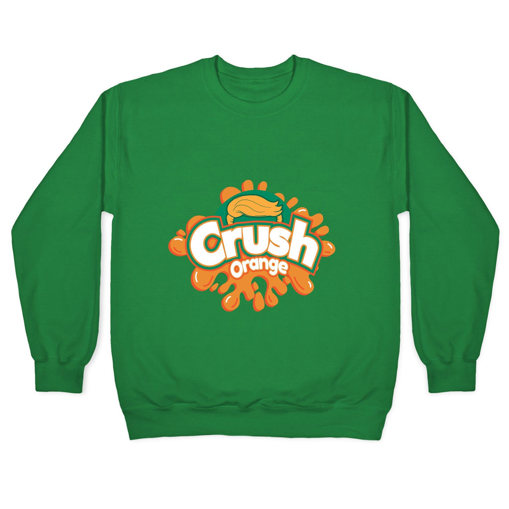 Orange Crush Harris Walz 2024 Crewneck Unisex