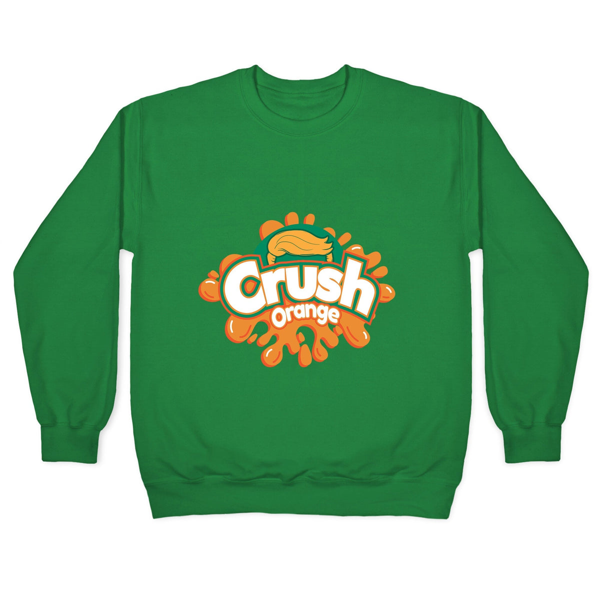 Orange Crush Harris Walz 2024 Crewneck Unisex
