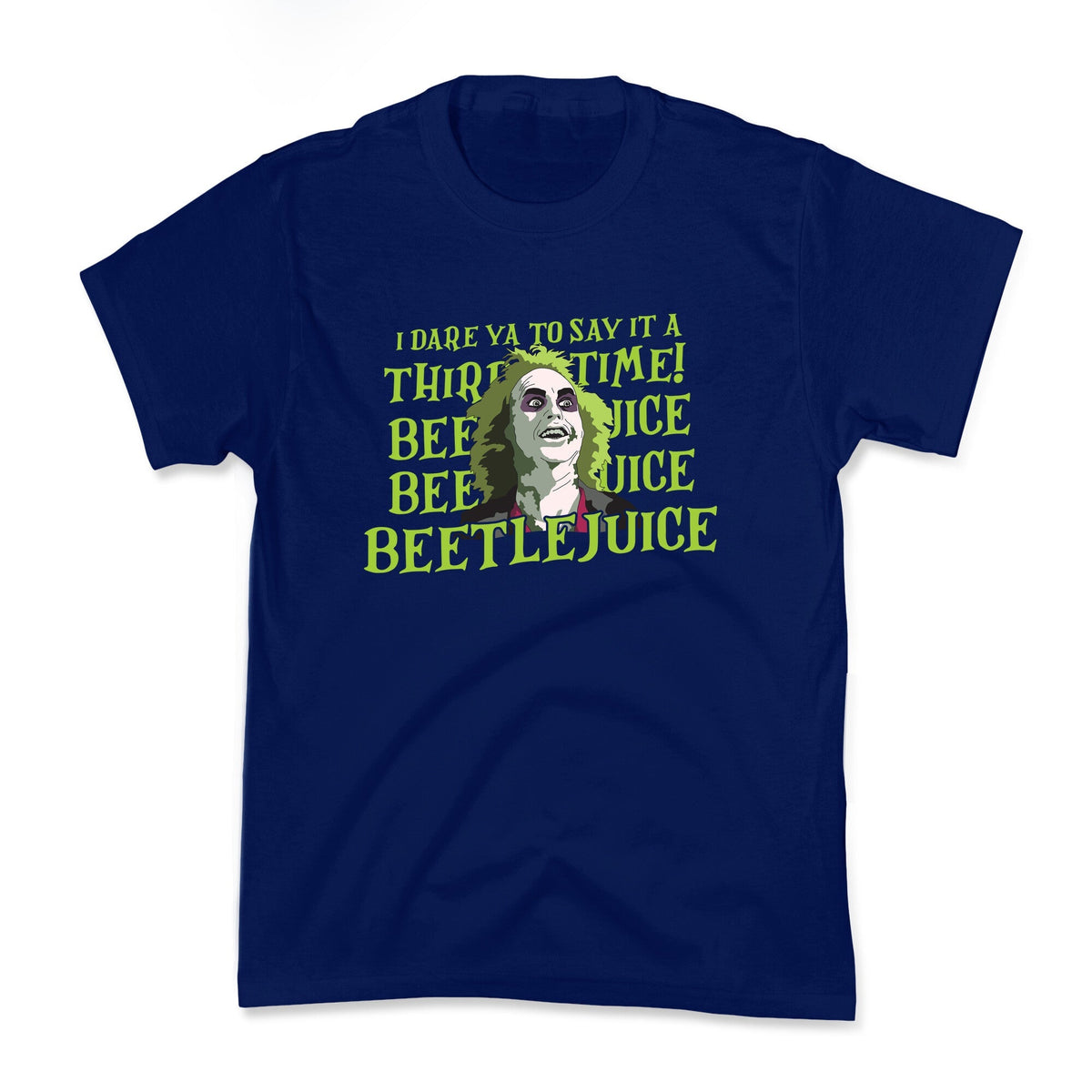 Beetlejuice I Dare Ya Kids Tee Unisex
