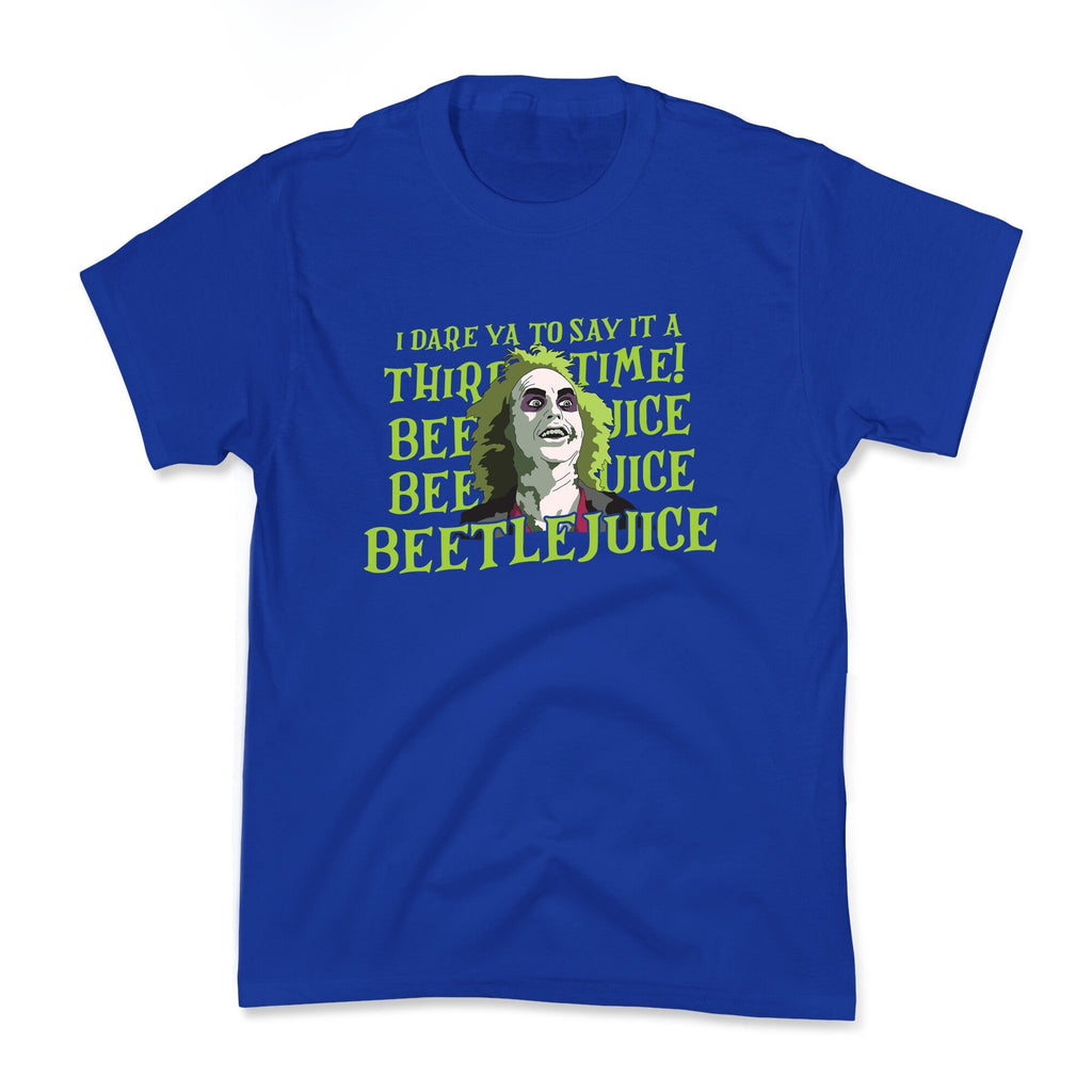 Beetlejuice I Dare Ya Kids Tee Unisex