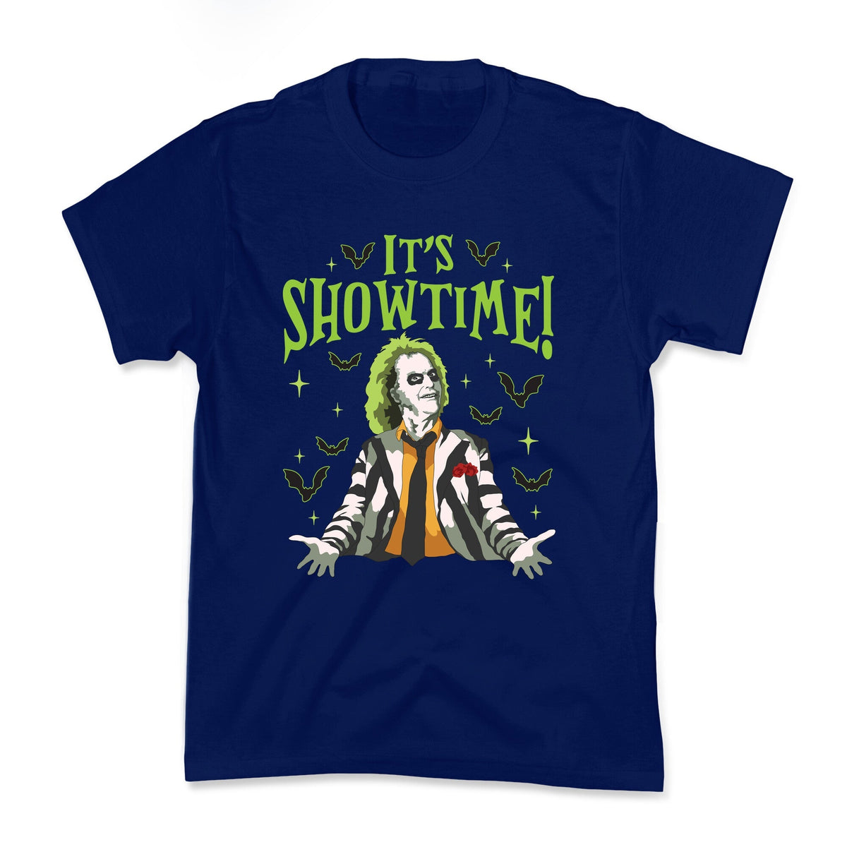 Beetlejuice Its Showtime Kids Tee Unisex