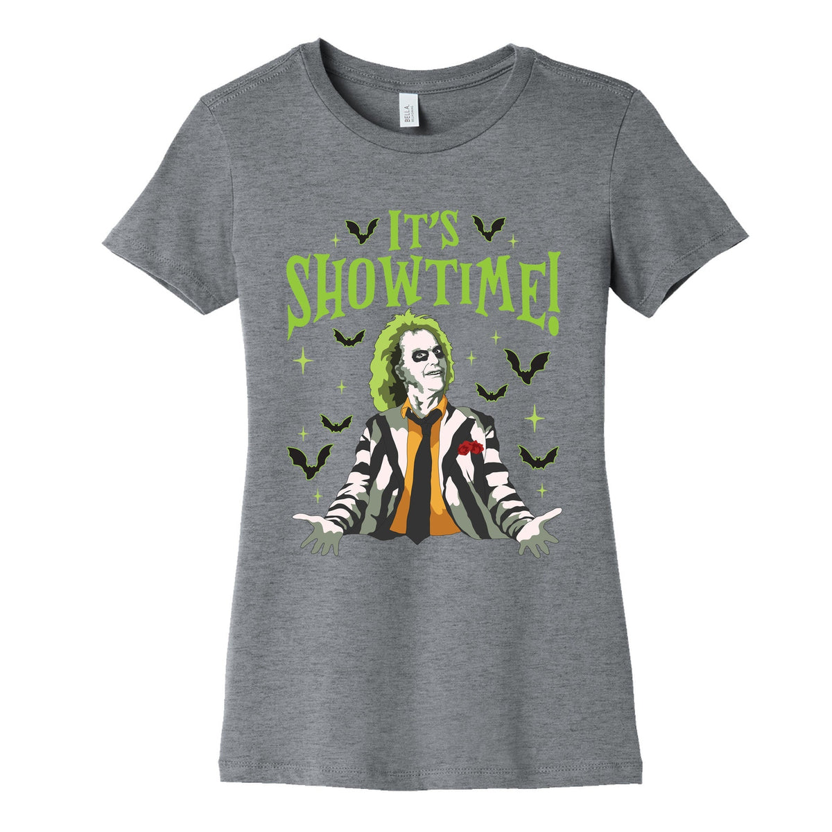 Beetlejuice Its Showtime Womens Cotton Tee Unisex