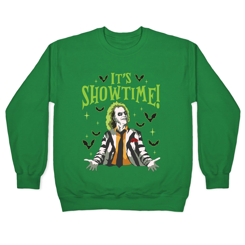 Beetlejuice Its Showtime Crewneck Unisex