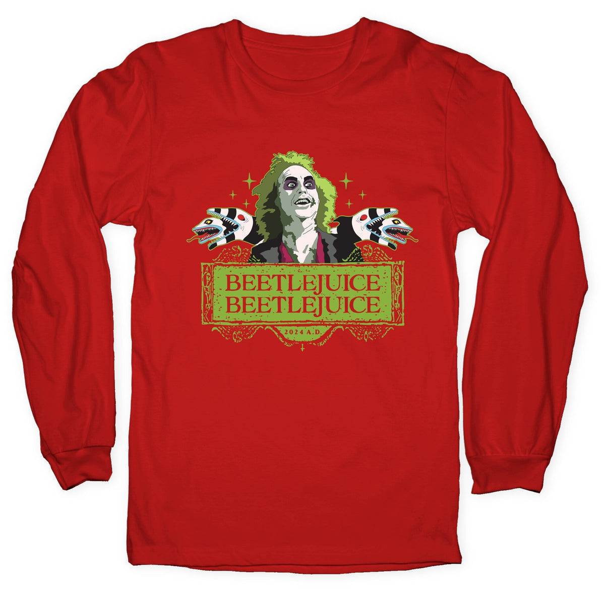 Beetlejuice Beetlejuice Longsleeve Tee Unisex