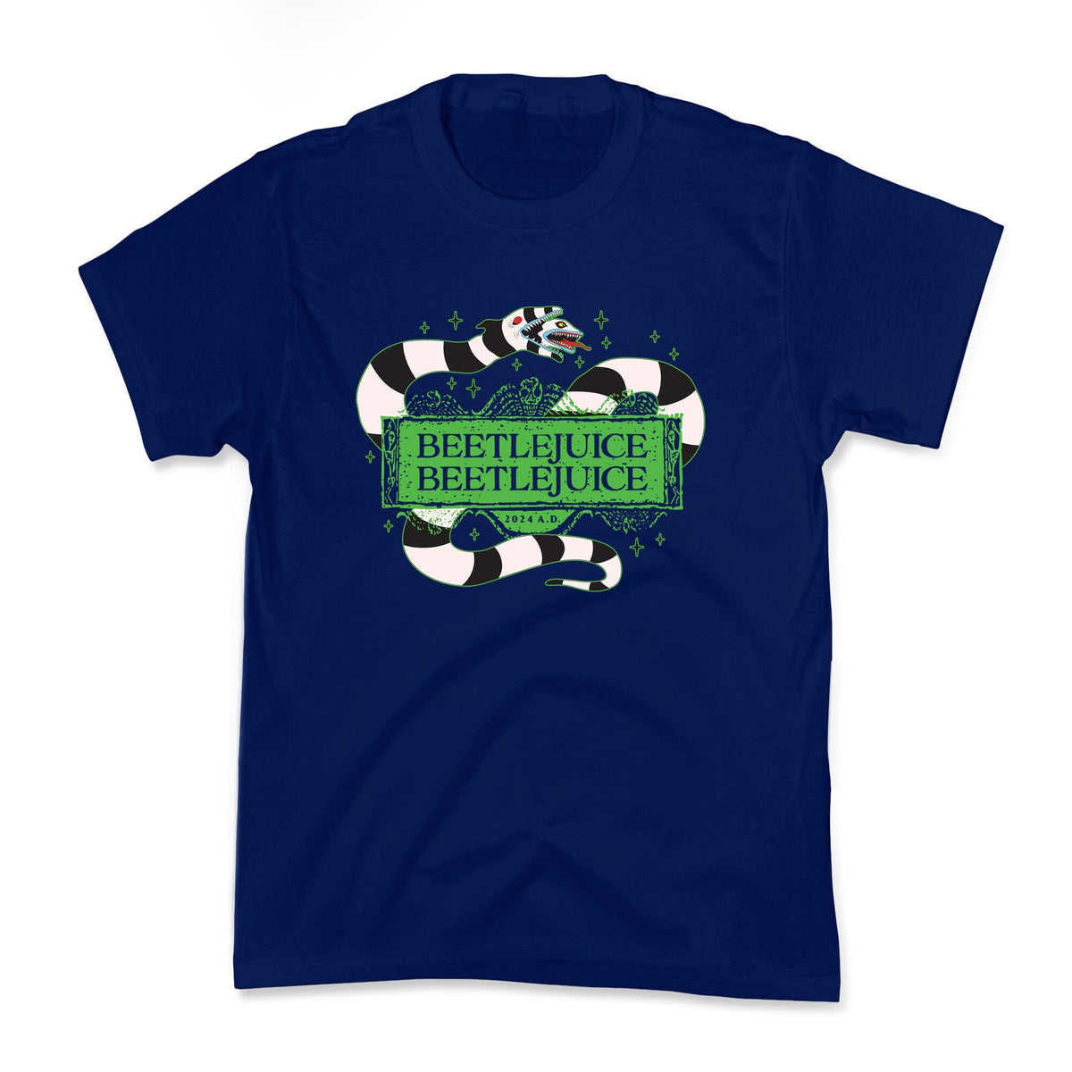 Beetlejuice Beetlejuice 2024 AD Kids Tee Unisex