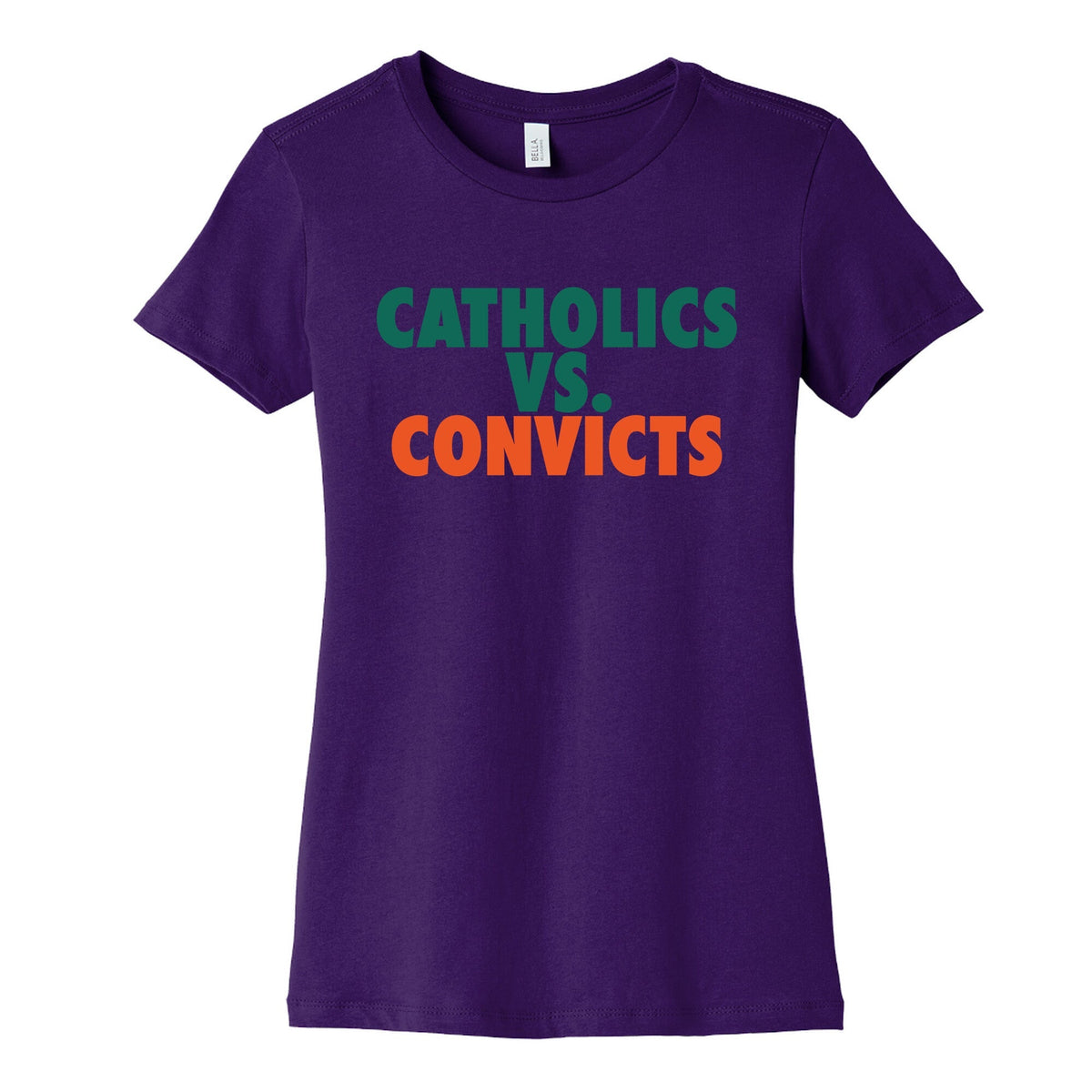 Catholics vs. Convicts Womens Cotton Tee Unisex