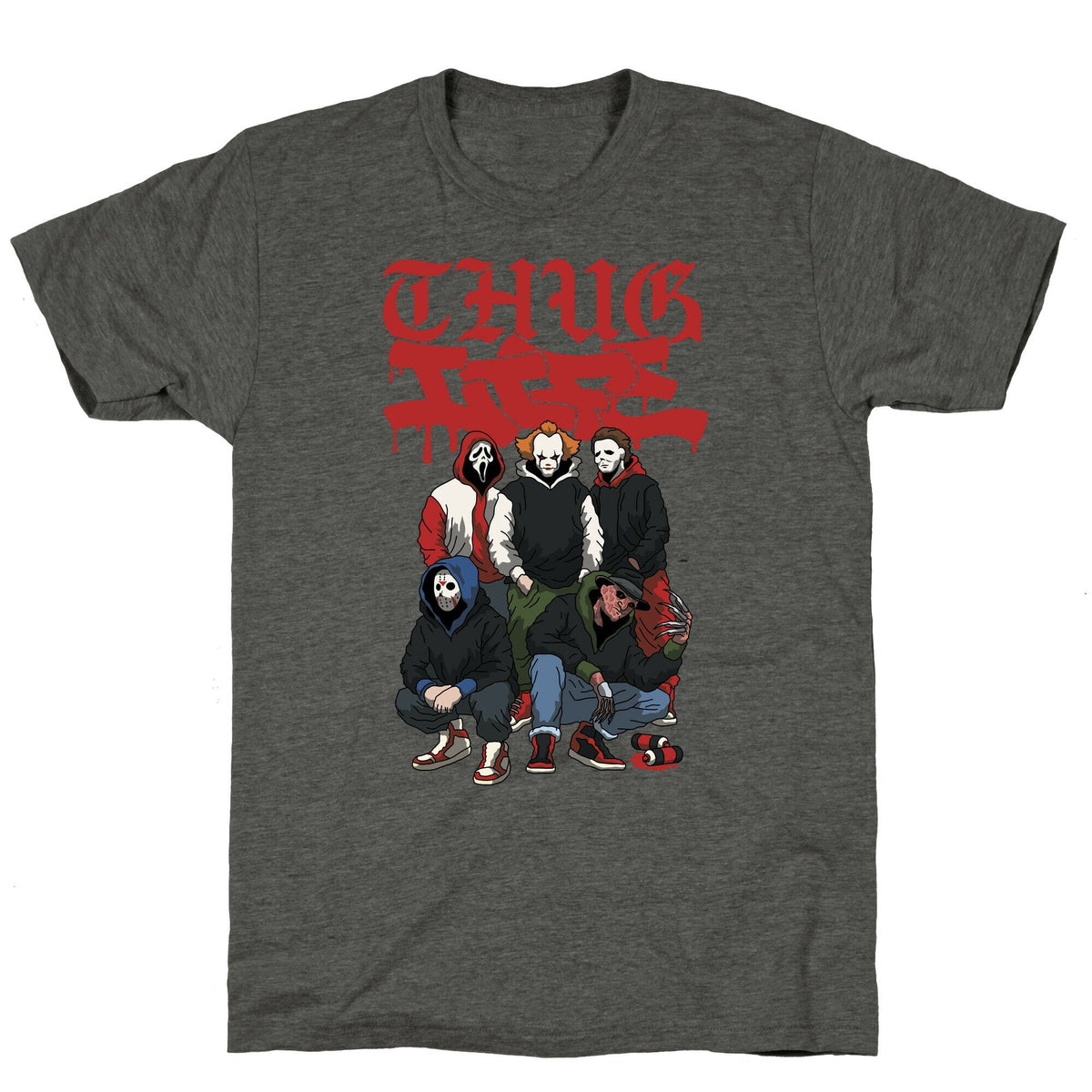 Thug Life Halloween Unisex Triblend Tee Unisex