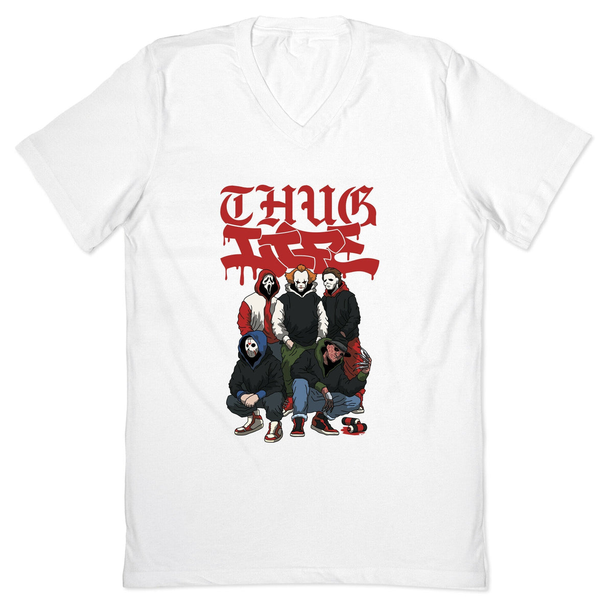 Thug Life Halloween V-Neck Unisex