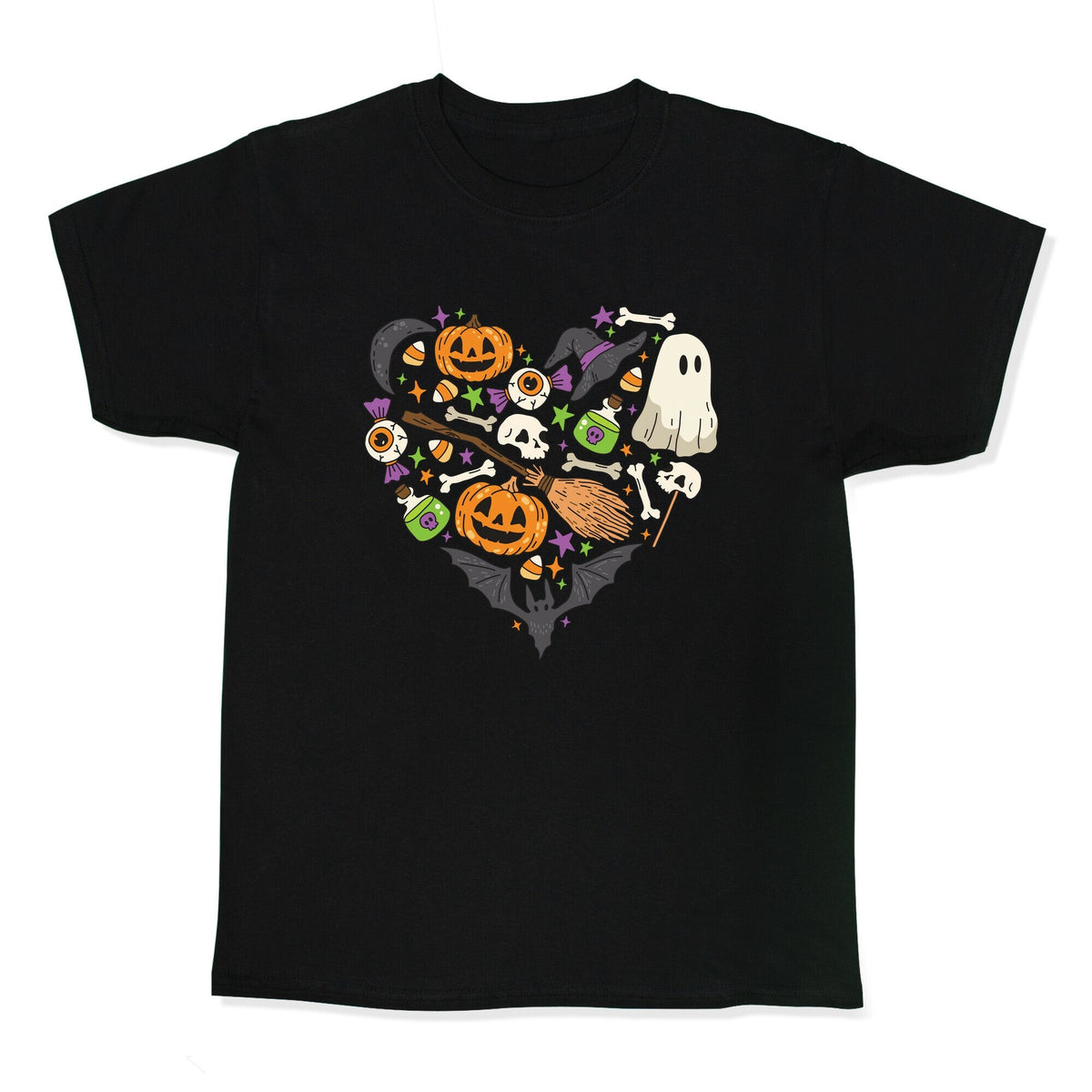 Halloween Heart Kids Tee Unisex