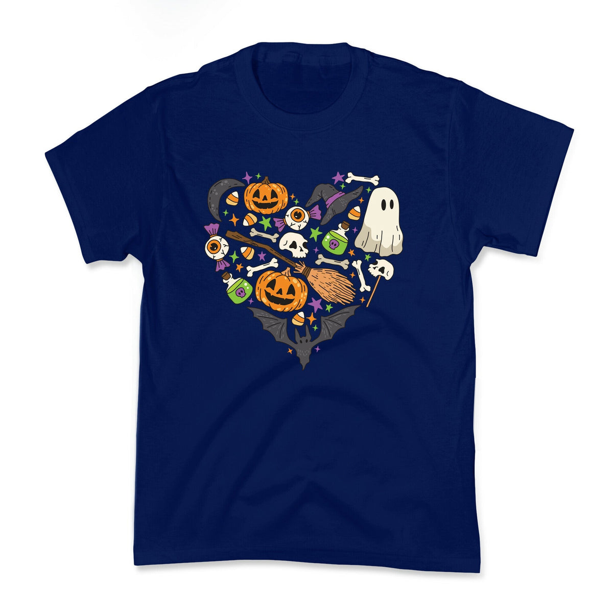 Halloween Heart Kids Tee Unisex
