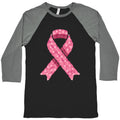 Pink Ribbon Baseball Tee Unisex